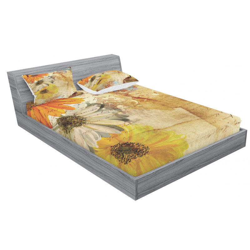 Microfiber Sheet Set, Full Sheet Set with Fitted Sheet