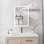 Pharmacie pour salle de bain avec lumières, Pharmacie à DEL avec miroir