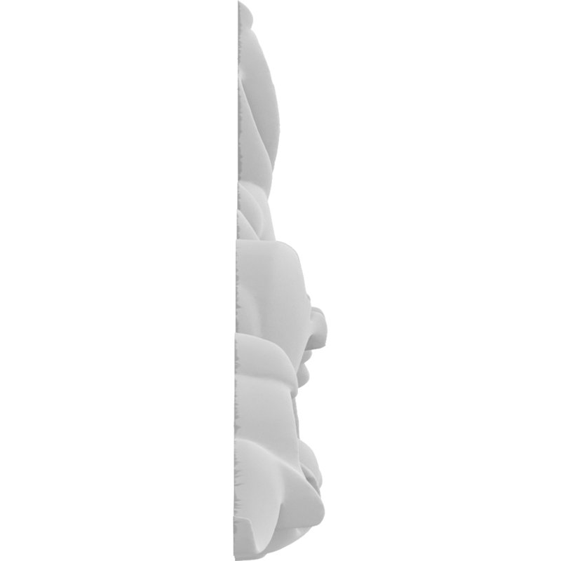 Rosette Hartville, H 1,5 po x l 2 po x P 0,25 po