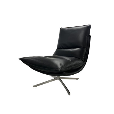 Alton Accent Chair Full Top Grain Leather,