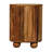 Solid Wood Soba Ball Open Slot Bedside