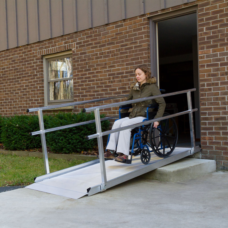 Silver Spring Modular Ramp, 8" H x 36" W x 96" L