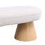Beige Fabric Dining Bench, 49" Long, 300 Lbs Capacity, Ready To Place Upholstered, 16.5" Width, Use