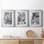 «Black and White Mix I», ensemble de 3 cadres photo-1033157670-1033157664
