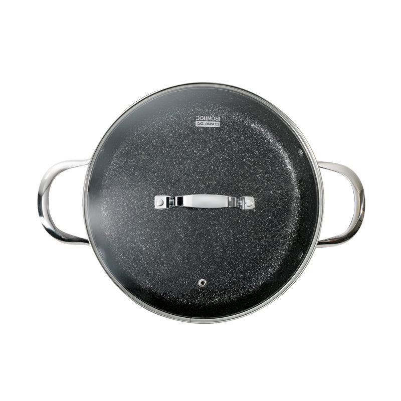 Cuisine ::pro® IRONROC Sauteuse avec couvercle de 11 po
