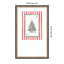 Tampon sapin de Noël vintage de Jolly and Dash, impression murale encadrée en bois-203195631