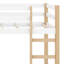Lit mezzanine en bois avec échelle