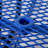 Annalyssa Blue 46" Square Outdoor Picnic Table Made Of Steel - Strong And , Umbrella Pole Included For Gatherings-121507088