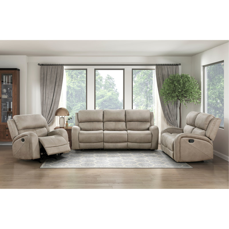 Causeuse inclinable double luxueuse 1pc