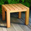 Mendocino Outdoor Square Teak Side Table
