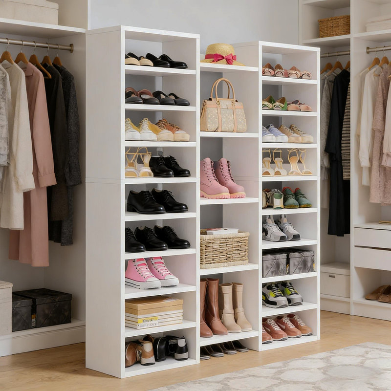Rangement, range-chaussures, range-chaussures, présentoirs autoportants