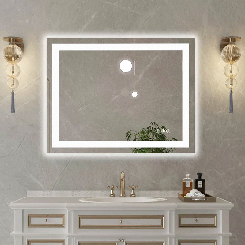 This Wall Mirror Is A Practical And Decorative Mirror, 28" x 36"
