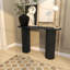 Console ovale en bois Cole and Grey