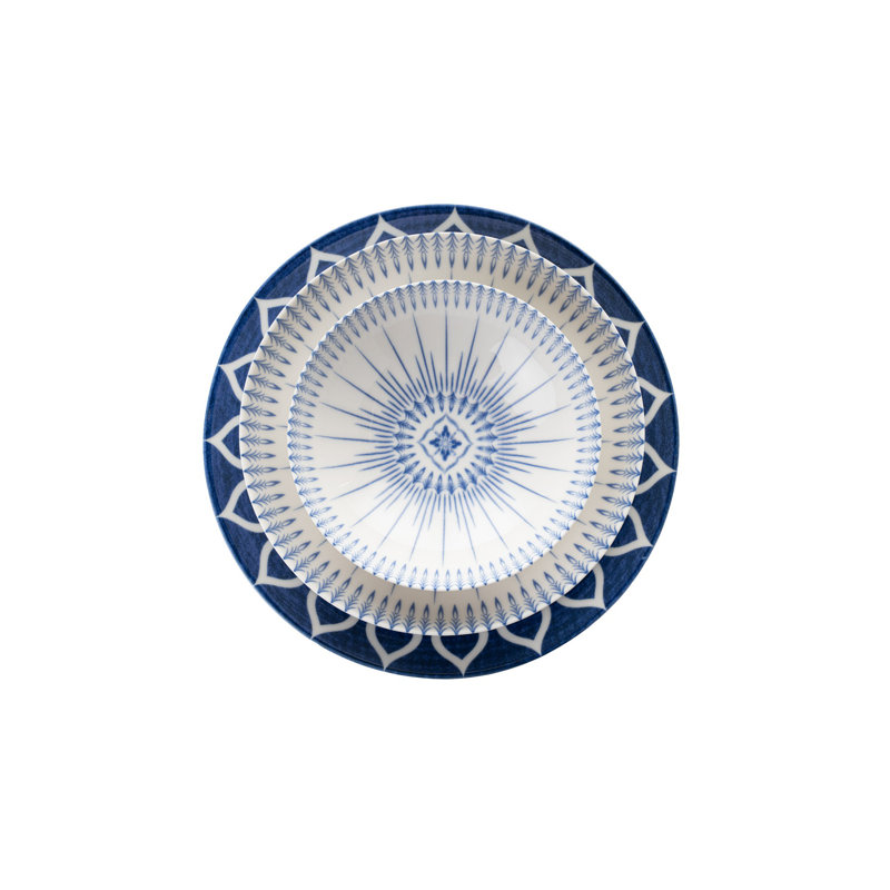 Ashwaq Piece Porcelain Dinnerware Set - Service for 6