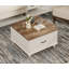 Table basse à plateau relevable avec armoire de rangement Farmhouse