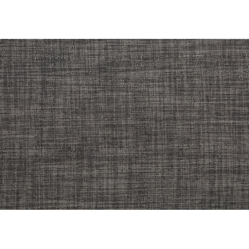 Chaise d'appoint Transition en tissu gris avec garniture cloutée | Entretien facile (nettoyage par solvant doux) sans accoudoirs
