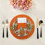 Serviettes de table en satin de coton double zèbre-124988555