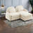 Cloud Comfort Sectionals, Teddy 2 Seat Modern Modular Sofa For Home