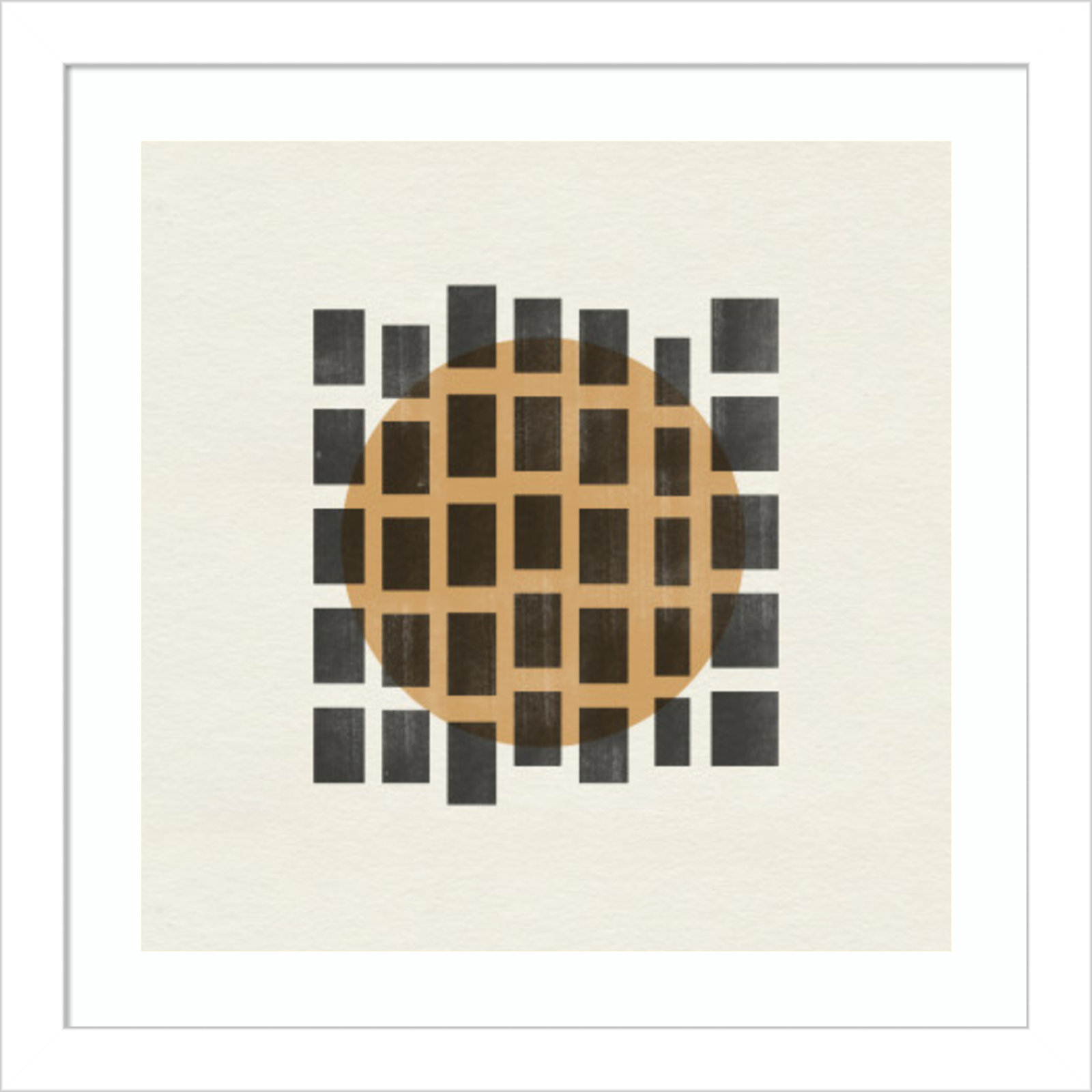 Giese "Paper Object No. 8" Print, White, 13" H x 13" W