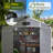 8X8 FT Outdoor Storage Shed, Weather-Resistant Shed With Lockable Double Doors & Built-In Floor, Sloped Roof Outdoor Shed For Backyard, Patio & Lawn, Black-121909642