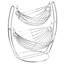 MyGift Metal Fruit Bowl-802781321