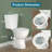 19 Inch Tall Rear Outlet With Powerful Flushing High Toilet