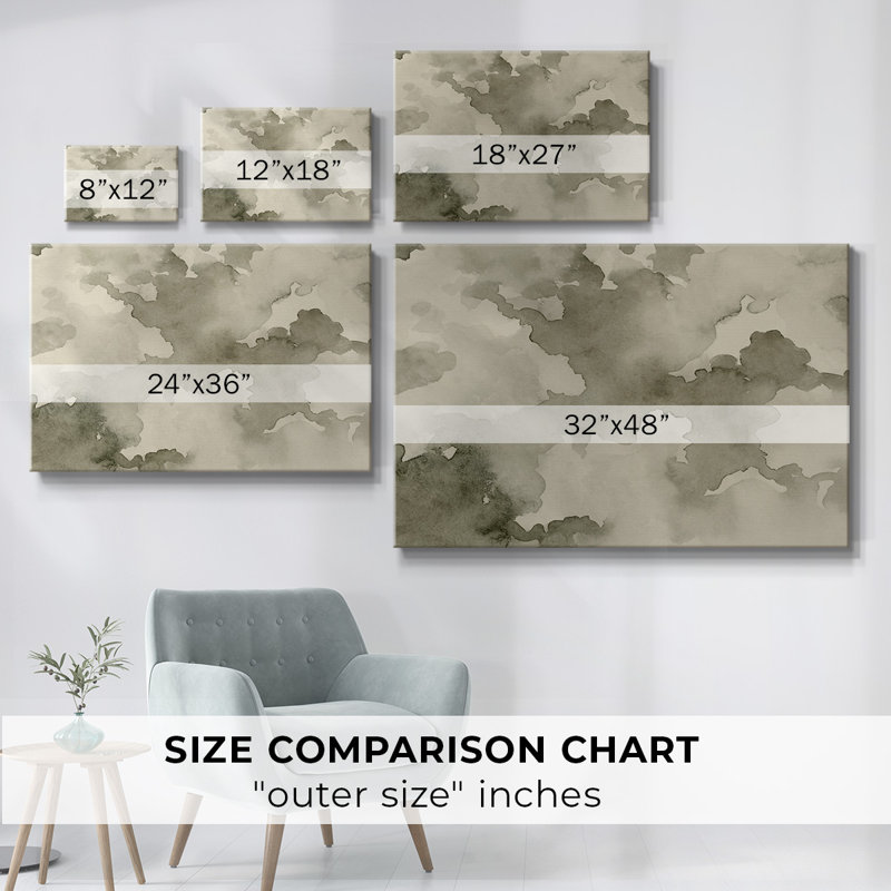 Toile tendue avec ciel antique IV Gallery, H 12 po x l 18 po