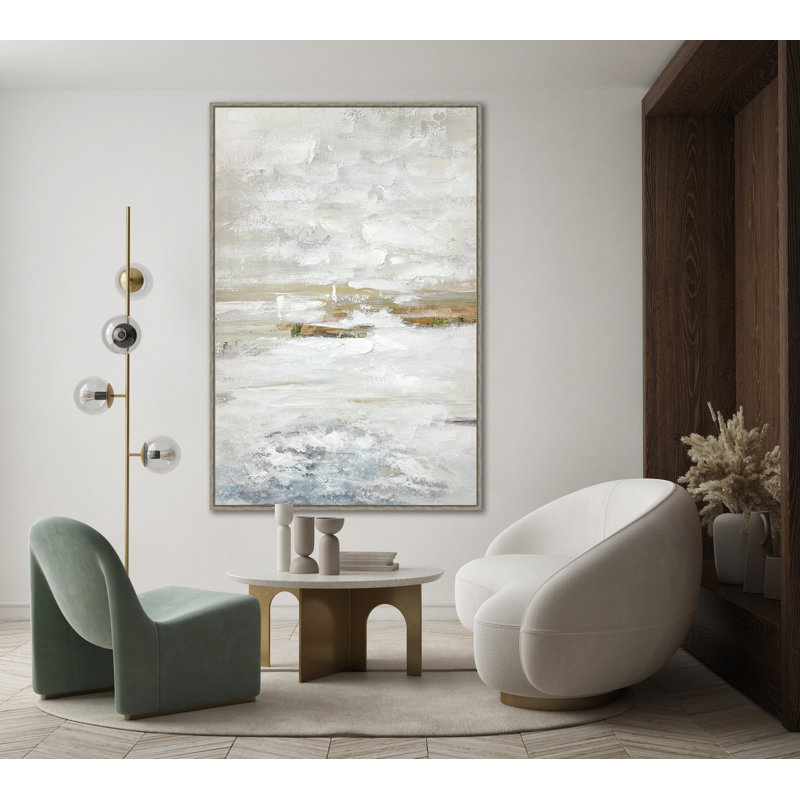 «Frosted Horizon», art mural sur toile
