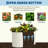 2 Pcs Raised Garden Beds Outdoor, Galvanized Steel Planter Box for Vegetables, Flowers, Rust-Resistant Garden Box, Easy Assembly Raised Beds, Durable Planters for Outdoor Plants-744307126-744307128