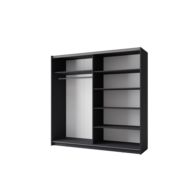 Laminate Wardrobe, Graphite Grey