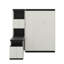 Lit escamotable double avec bureau et armoires