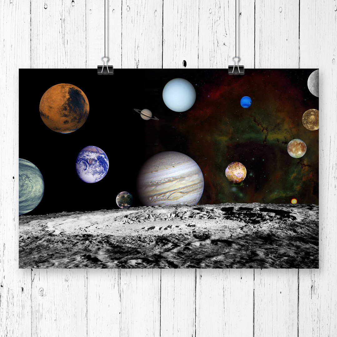 Space Planets - Frameless Print