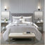 Ensemble d'édredon et de courtepointe luxueux 8 pièces en gris, double / grand, pour une utilisation toute l'année et un décor intérieur élégant-122460628-122460629
