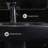 Château Pedestal Bathroom Sink U-Shaped Single Faucet Hole-101461001