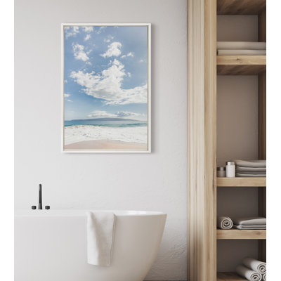 Beach by Alicia Abla Framed Canvas Wall Art Print