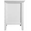Table de chevet élégante blanche-1297538298