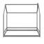 Lit simple en bois, gris, lit-791752105