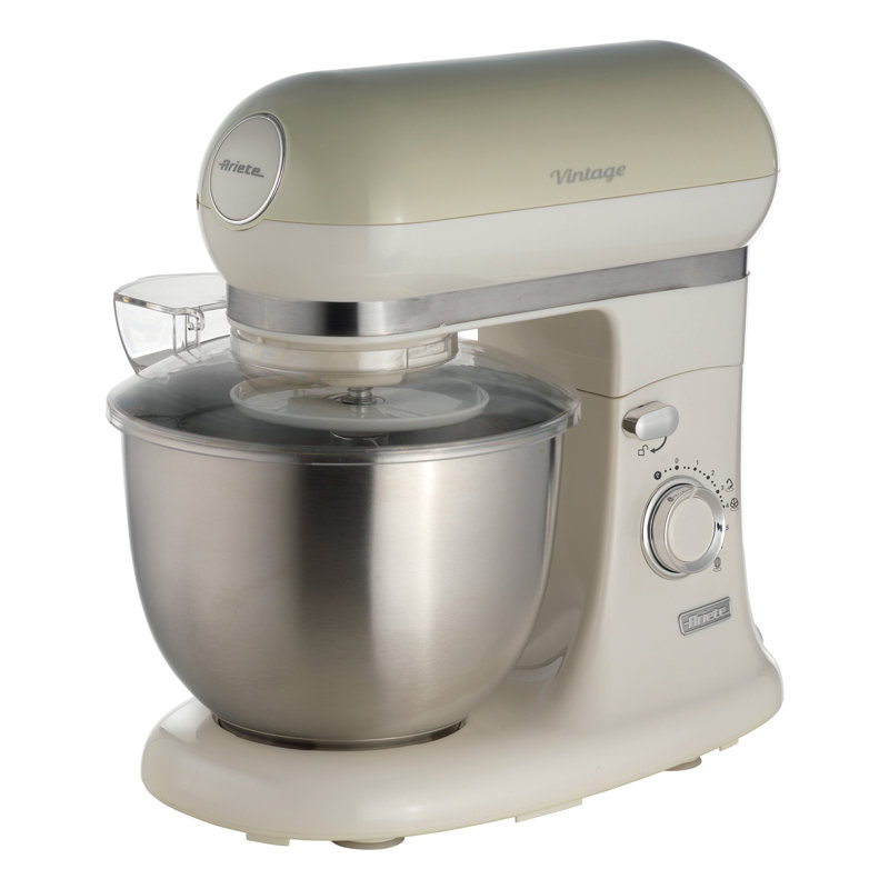 Ariete 1200W Vintage 5.5L Stand Mixer Cream, Cream