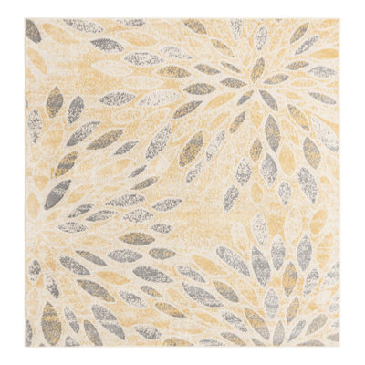 Aamia Abstract Gray/Blue Area Rug