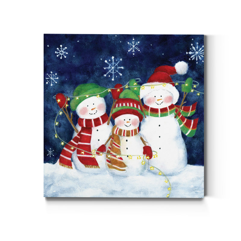 Festive Lights II - impression sur toile tendue, H 16 po x l 16 po x P 1 po