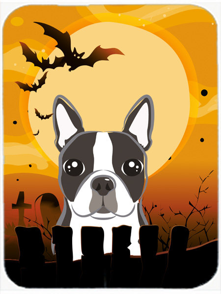 Eila Boston Terrier Glass Cutting Board