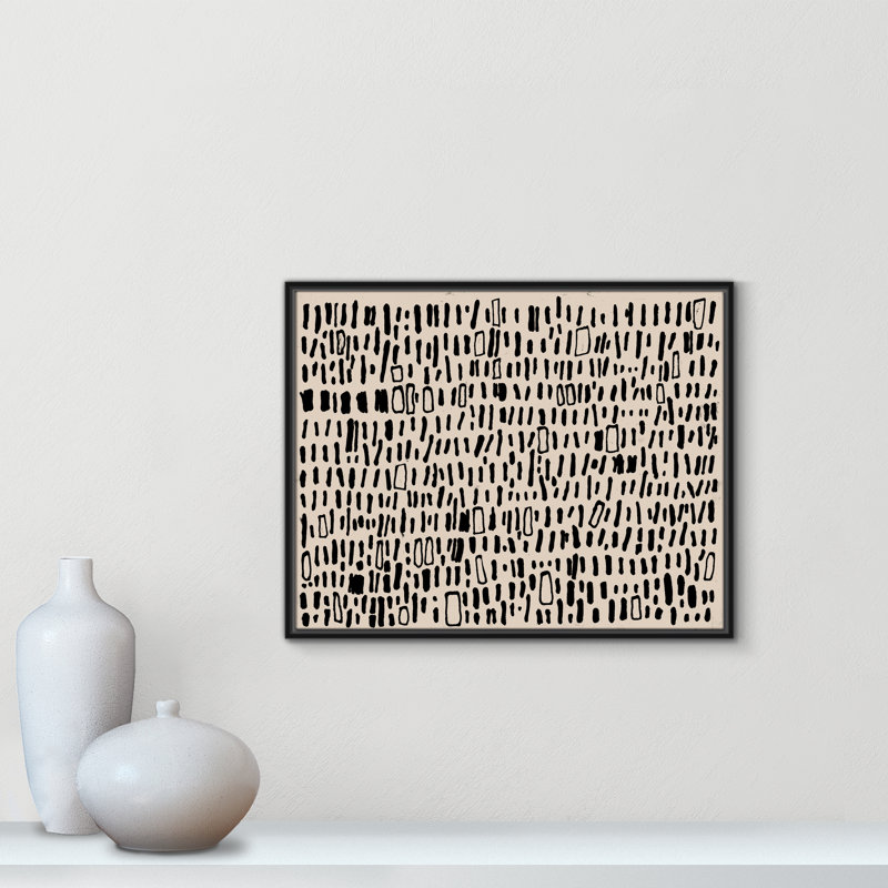 Timber - reproduction de cadre flottant sur toile, H 23,5 po x l 29,5 po, Noir
