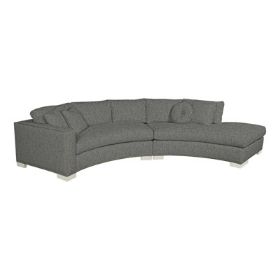 Michael Weiss 2-Piece Curved Sectional