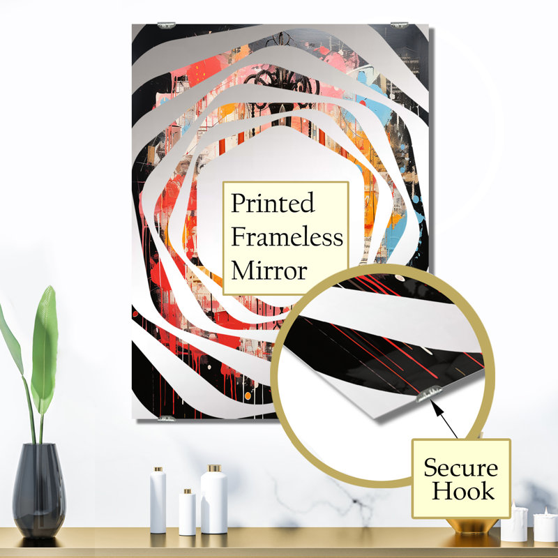 Silvey - Grand miroir mural lustre MIR132397, 32 po x 24 po