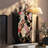 Living room flower patterns decor cabinet