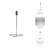 Modern Metal Taper Holder with Sculptural Swirl Base, Decorative Abstract Design, Contemporary Single Candle Stand for Stylish Accents in Chic Interiors and Modern Decor Settings-89117377