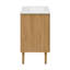 Meuble-lavabo autoportant 24 po en chêne doré Bron avec comptoir à 3 trous-1297304507-1297304508-1297304480