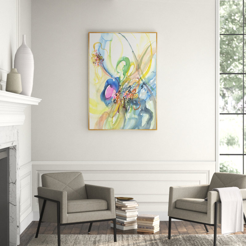 Flower Orchestra I Print by Sara Brown, 36.5" H x 25.5" W x 1.5" D