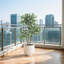 5Ft Artificial Ficus Tree 150cm Tall Faux Floor Plant with White Planter Fake Plants Fake Silk Tree for Home Decor Indoor