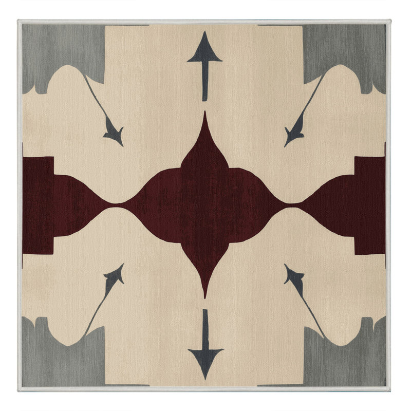 Elemental Streams Rug, Square 4'